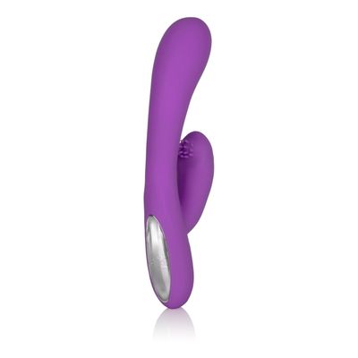 California Exotics - Embrace Rechargeable Massaging G-Tickler Rabbit Vibrator (Purple)