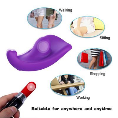 Invisible Mini Wearable Vibrator Vibrating Panty Butterfly Vibrator With Lipstick Vibrator Remote Clitoris Stimulator for Women