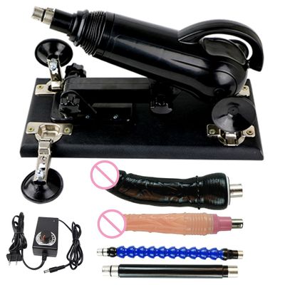 FREDORCH Men and women sex machine with sex toys for women and men - Automatically retractable dildos for men and women Pump gun