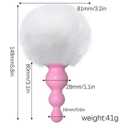 Rabbit Girls Tail Sex Toys Silicone Erotic Toy For Couples Women Gay Size Small Anal Plug Plush Cosplay Adult Cute Tails