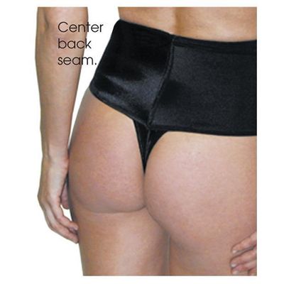 Rago - Shapewear Soft Wide Band Thong Shaper L (Black)