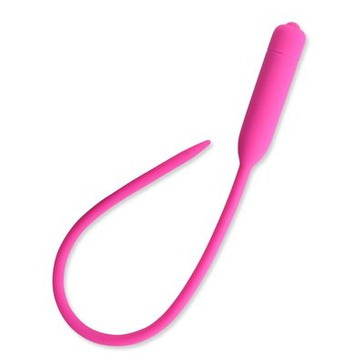 Urethral Dilators Silicone Penis Plug Vibrator Insertion Urethral Plug Catheter Adult erotic Sex Toys for Men Masturbator