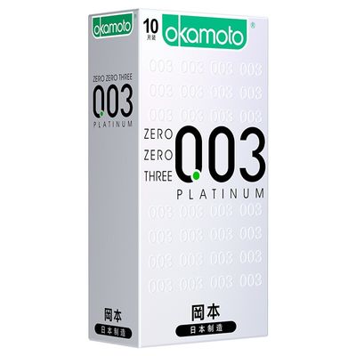 Original Okamoto Zero Zero Three Platinum 003 Condom Intimate Goods Contraception Sex Penis Cock Sleeve Condoms For Men