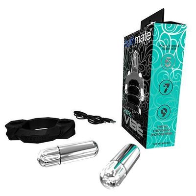 Bathmate - Hydro Vibe Hydrotherapy Ring Penis Pump Accessory (Silver)