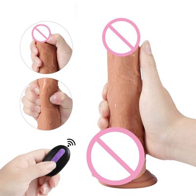 DopaMonkey Vibrator Dildo Remote Control Penis Suction Cup Realistic Dildo Sex Toy For Woman Super Huge Big Vibrator Swing Penis