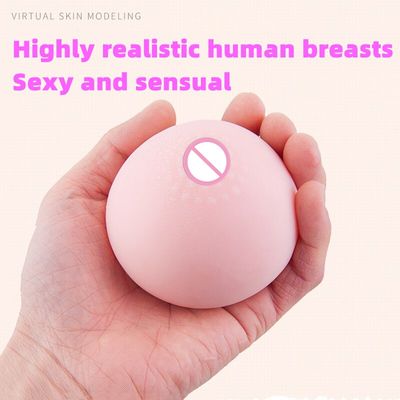 Imitation Milk Ball Masturbation mimi Toys Ball Fake breast Male Boobs Ball Adult Silicone Sexy Breast Simulation Orgasm