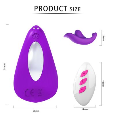 Invisible Clitoral Stimulator Sex Toys Wearable Panty Vibrator Wireless Remote Control Vibrator Panties for Women