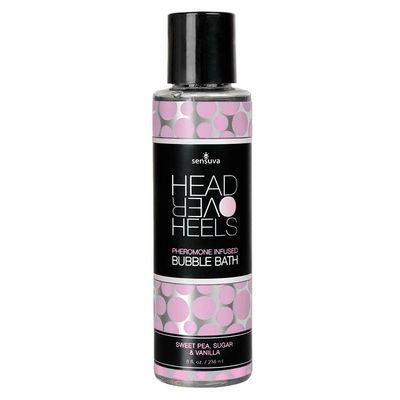 Head Over Heels Bubble Bath Vanilla, Sugar, Sweet Pea 8oz-HOH BBL BATH VAN/SGR 8OZ