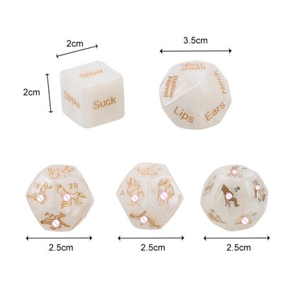 5Pcs/Set Sex Dice Fun Adult Humour Game Erotic Love Sexy Posture Bar Toy Couple Gift