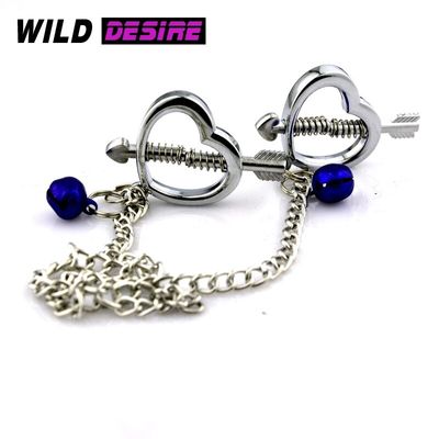 Nipple sex toys BDSM Accessories Products for mature women Intimate goods nipple clip women's accessories breast bondage steel