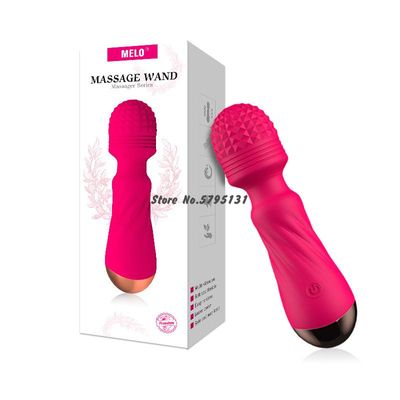 Rechargeable 12 Speed Vibrating G Spot Massage Wand Handheld Cordless Magic Wand Massager Clitoris Stimulation Massage Sticks