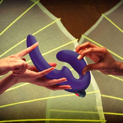 Fun Factory - ShareVibe Couple's Strap-On Vibrator (Dark Violet)