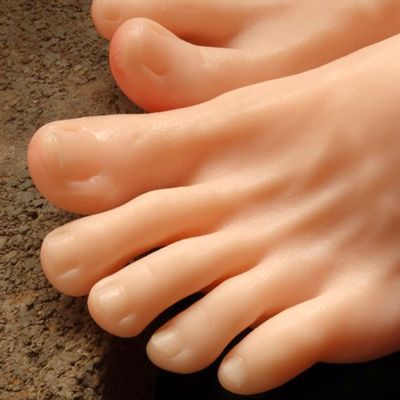 Fake Foot Model Stockings Mannequin 1:1 Realistic for Art Fake Feet Nail Foot Model Display Tarsel Bone Ankle Rubber Male 4201