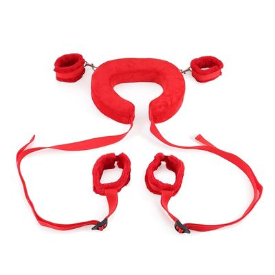 BDSM Bondage Set Sey Toy Restraint Bondage Soft Pillow Collar Handcuffs Leg Cuffs SM Gear for Women Couple Slave Sex Games