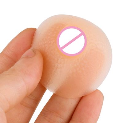 1 Pair Self-Suction SM Sex Products Washable Reusable Silicone Nipples for Breast Form Crossdresser Cosplay Simulated Breast