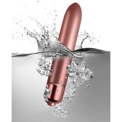 RocksOff - Touch of Velvet Bullet Vibrator (Rose Gold)