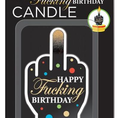 Happy F*ing Birthday Candle