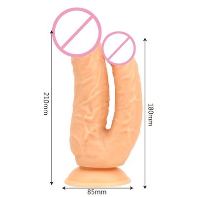 Anal Plug Two Dildos Sex Toys For Women Couple Erotic Butt Stuffed Penis Female Masturbator Machine Silicone Doll Adults Shop