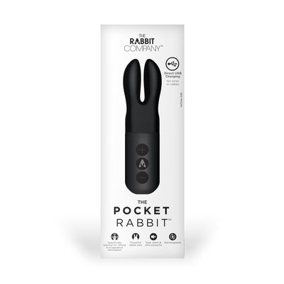 The Rabbit Company - The Pocket Rabbit Vibrator (Black)