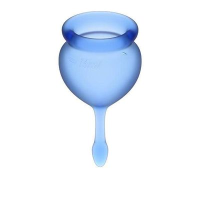 Satisfyer - Feel Good Menstrual Cup Set (Dark Blue)