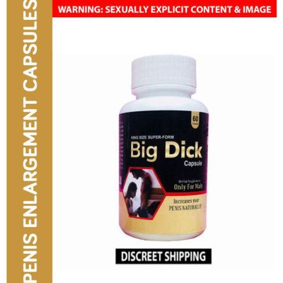 Dr Chopra's Big Dick Enlargement Capsule, Pack of 60 Capsules by crazynyt
