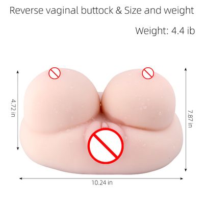 Big Breast Realistic Vagina Male Masturbator Sex Toys for Men Big Fat Ass Pocket Pussy Silicone Lifelike Vagina Toy
