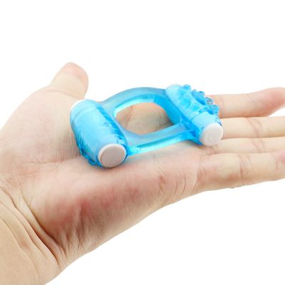 Utinta Leptura Mini Double Vibrators Rings Cock Ring Delay Premature Ejaculation Penis Ball Loop Lock Sex Toys Product for Men
