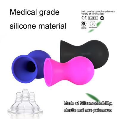 2 Pc Breast Nipple Sucker No Vibrator Sexy Breast Massage Pliers Enhancement Vacuum Pump Suction Cup Breast Enlarger Adult Toys