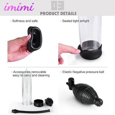 Effective Enlarge Vacuum Pump Vibrator Male Extender Sex Delay Device Erection Training Penis Enlargement Lasting 60 Minute