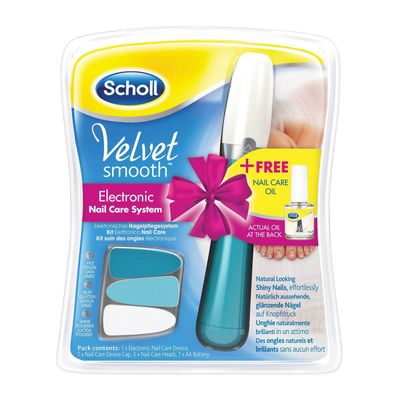 Scholl - Electronic Nail Care System 3X1 (Blue)