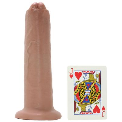 King Cock 7 Inch Slide-Skin Uncut Cock - Caramel