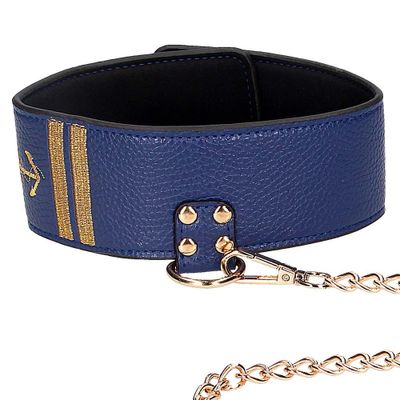 Ouch! Sailor Themed Collar with Leash