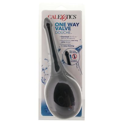 One Way Valve 15.5oz/460ml Anal Douche - Black