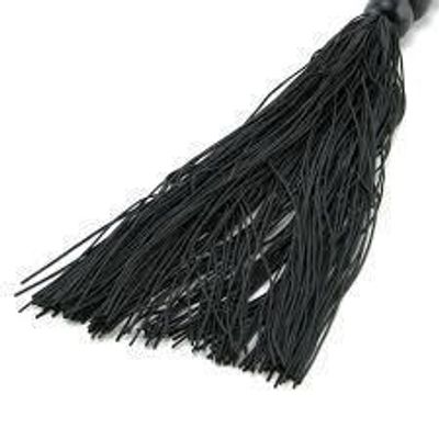 Sex and Mischief - Rubber Whip Medium 14" (Black)