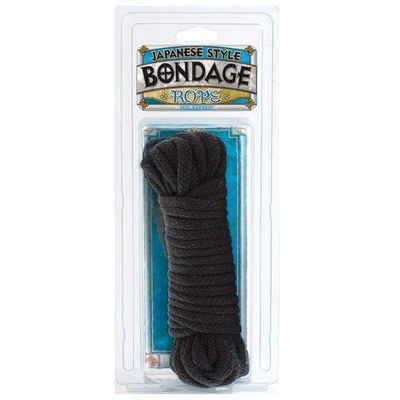 Doc Johnson - Japanese Style Bondage Cotton Rope (Black)