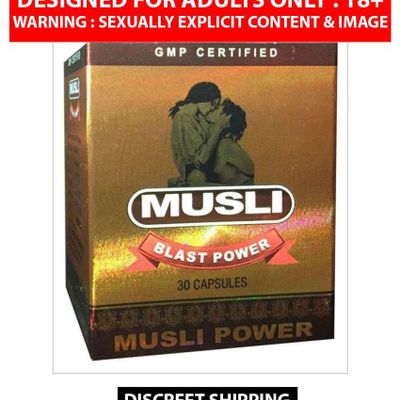 Musli Blast Power Capsule( 30 Capsule )For Stamina, Strength & Power