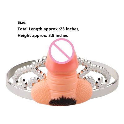 Naughty Adjustable Willy Penis Shape Tiara Hair Hoop Adult Fancy Joke Headband Sex Toy Bachelorette Hens Party Novelty Supplies