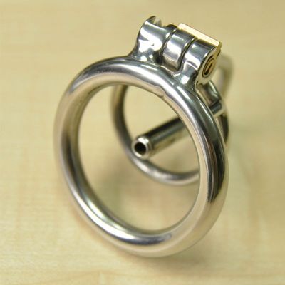 Stainless Steel Stealth Lock Bondage Ring Male Chastity Cock Cage Device Adult Sex Toy