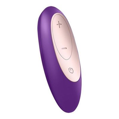 Satisfyer - Partner Double Plus Remote Control Couples Massager (Purple)