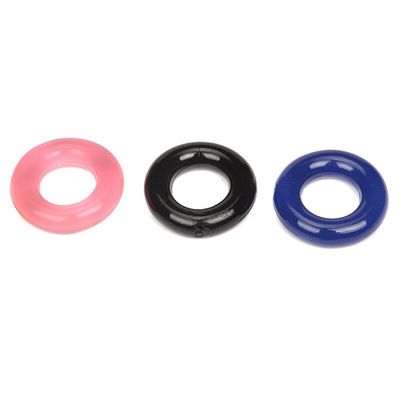 Explosion promotion three-color lock fine ring male with delayed penis exercise male root ring adult sex toys wholesale