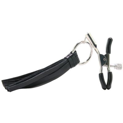 Playful Tassels Nipple Clamps - Black