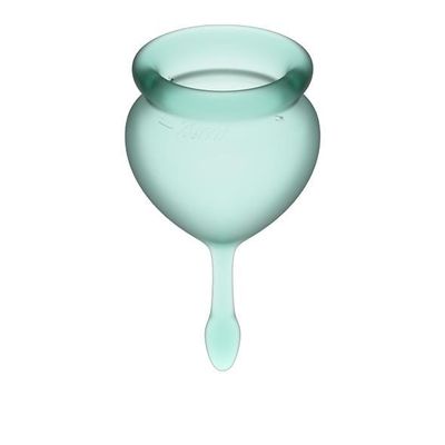Satisfyer - Feel Good Menstrual Cup Set (Dark Green)
