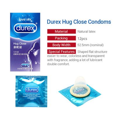 Genuine Durex Condoms for Men Ultra Thin Penis Cock Sleeve Natural Latex Lubricated Condom Adults  Intimate Sex Toys Products