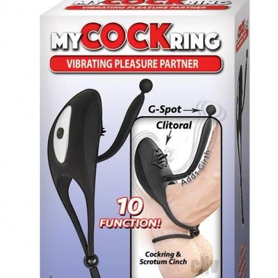 My Cockring Vibe Pleasure Partner Black