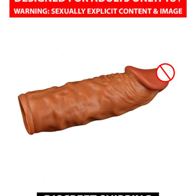 Realistic Penis Cover To Stay Longer In Bed By Naughty Nights + Free Lubricant