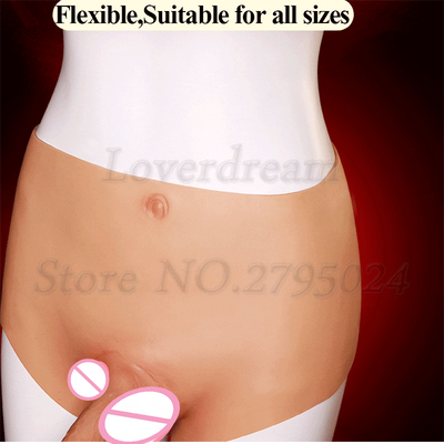 Liquid Silicone Hollow/Solid Lesbian Strapon Dildo Panties Real Male Dick  Sex Toys For Women Men Gay Underwear Penis Panties From Etang2011, $59.4
