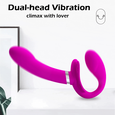 BOMBOMDA Dual Head Vibration Dildo Vibrating for Lesbian Woman Vibrador Penis Double Penetration Vibrator Adult Sex Toys Couples