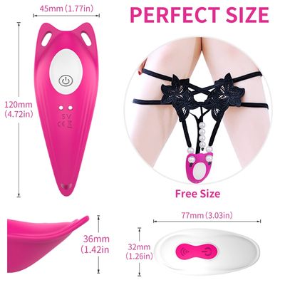 Wearable Panty Vibrator with Wireless Remote Control Panties Vibrating, Invisible Clitoral Stimulator Sex Toys for Women Couples