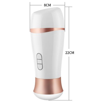 Men Electric sucking vibrating Aircraft Cup USB Charging Intelligent Voice Vagina Real Pussy Male Masturbation Adult Toy For Men