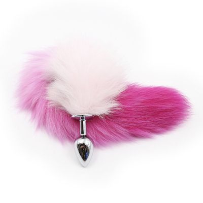 Fetish Soft Wild Fox Tail Metal Steel /Silicone Anal Plug Butt Plug For Women,Cosplay Accessories,Crawls Paws Buttplug